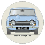 Triumph TR5 1967-68 (Hard Top) Coaster 4